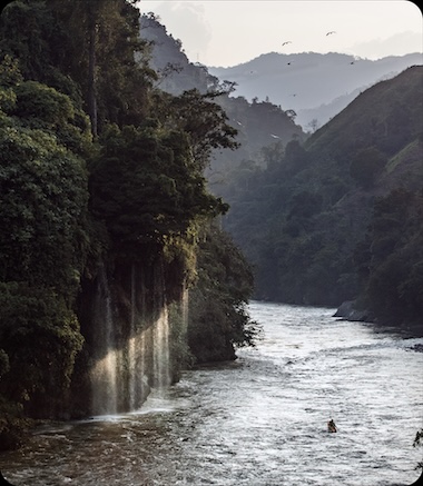 Colombia river adventure